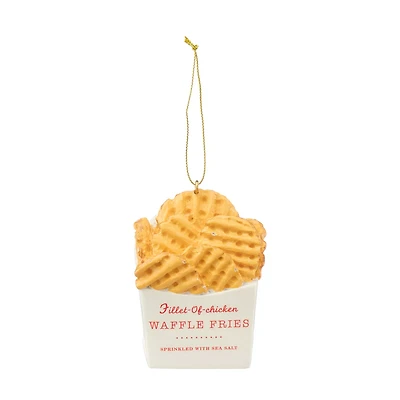 Fillet-of-Chicken Fast Food Christmas Ornament, Assorted