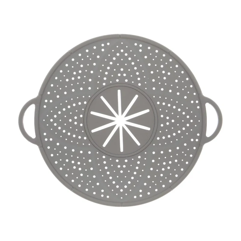 BKLYN Steel Co Silicone Splatter Screen , Grey