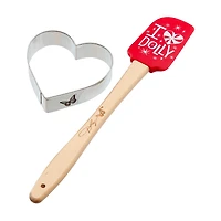 Dolly Parton Silicone Spatula and Cookie Cut Set, Assorted