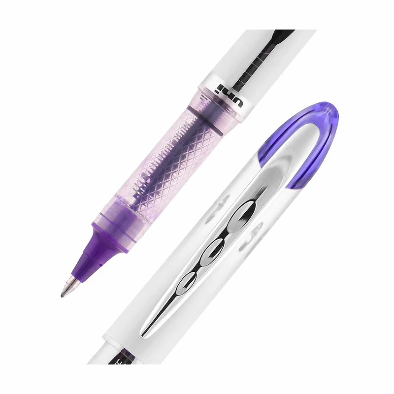 uniball Vision Elite Violet Rollerball Pen, 0.8mm