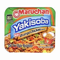 Maruchan Yakisoba Stir Fry Style Noodles, Orange Chicken Flavored, 4.23 oz