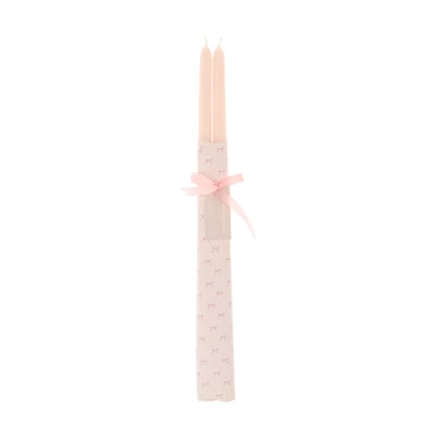 Long Taper Candle, Pink, 4.7 oz, 2 pk