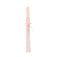 Long Taper Candle, Pink, 4.7 oz, 2 pk