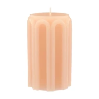 Vanilla Cream Scented Pillar Candle, 3 in x 5 in