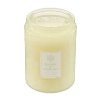 Sweaters & Snowflakes Embossed Glass Jar Scented Candle, 13.2 oz