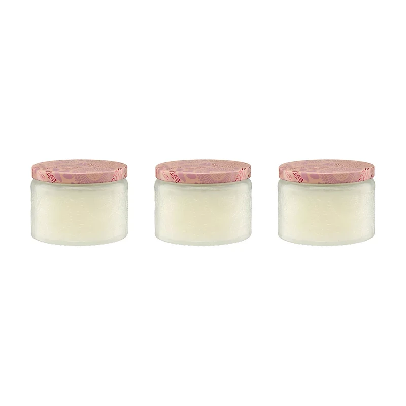 Glass Candle Set, 9.5 oz, 3 pk