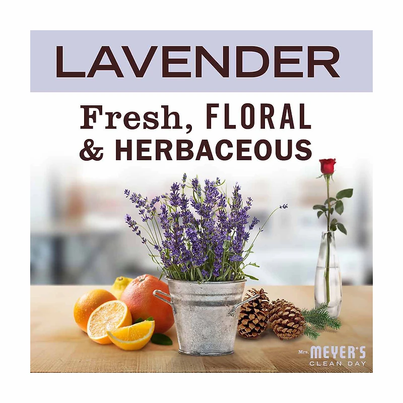 Mrs. Meyer's Clean Day Dryer Sheets, Lavender Scent, 80 Count