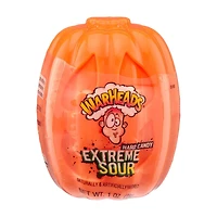 Halloween 3D Pumpkin Extreme Sour Warheads Candy, 1 oz, Assorted