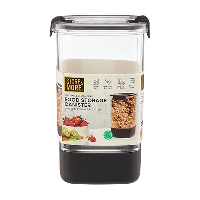 Store & More Food Storage Canister, 79.5 oz