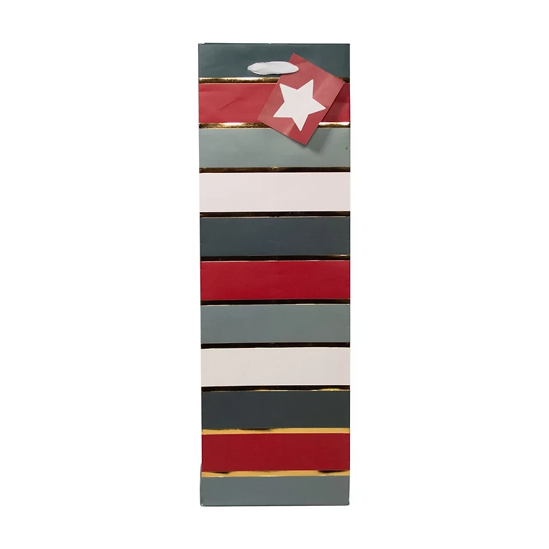 Christmas Gift Bag, Wine Bottle, Assorted