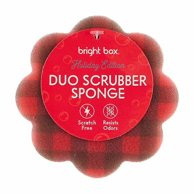 Bright Box Holiday Duo Scrubber Sponge, Black