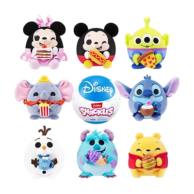 Disney Snackles Plushies, Assorted