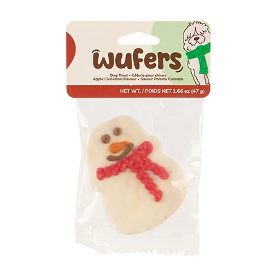Wufers Snowman Dog Treat, 1.66 oz
