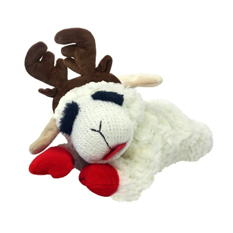 Lambchop Reindeer Plush Figurine, 10 in