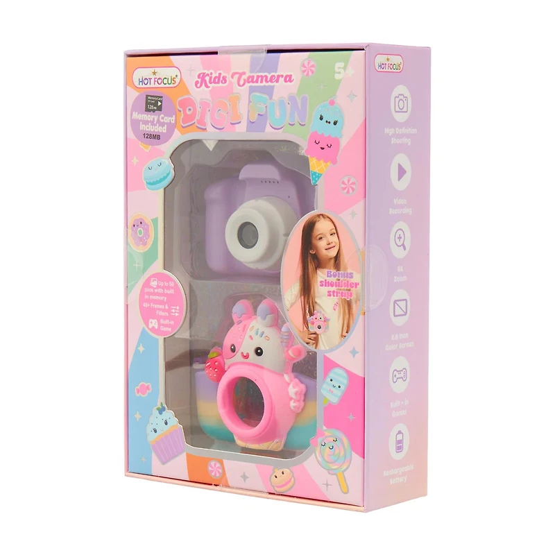 Hot Focus Digi Fun Kids Camera with Strap