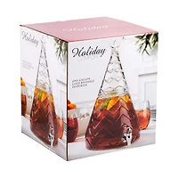 Holiday Comfort Tree Shaped Beverage Dispenser, 1 gal