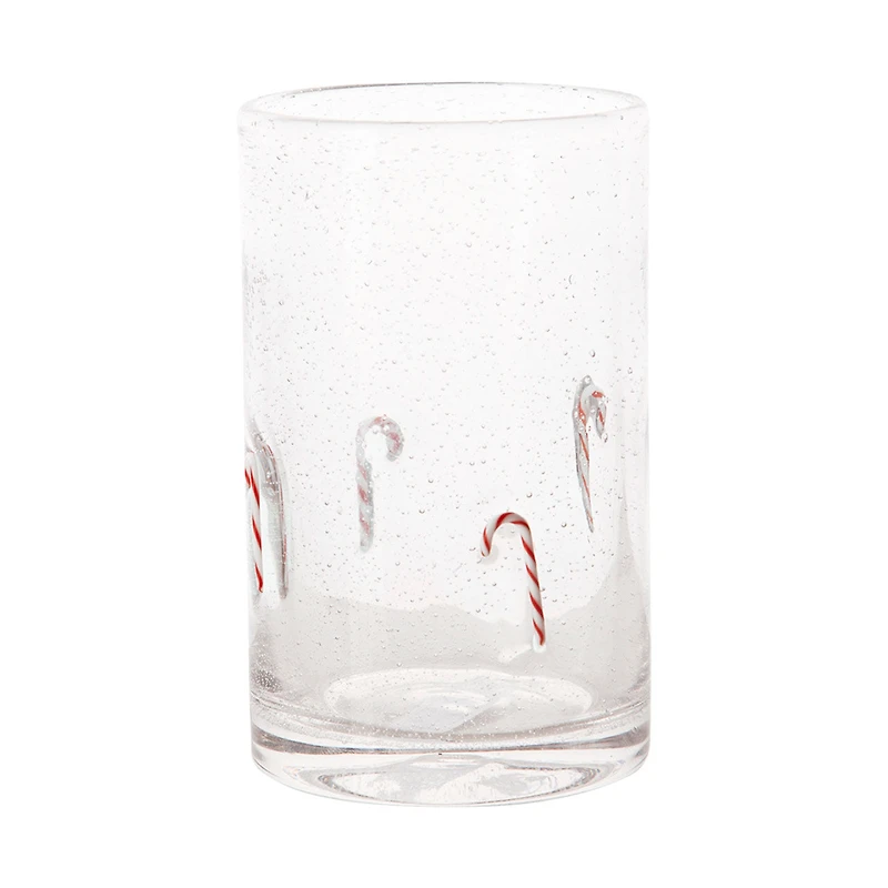 Candy Cane Highball Glass, 15 oz