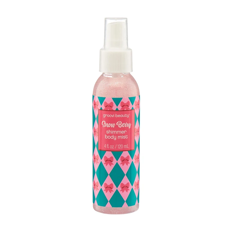 Groovi Beauty Snow Berry Shimmer Body Mist, 4 fl oz