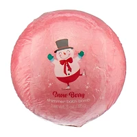 Snow Berry Shimmer Bath Bomb, 3 oz