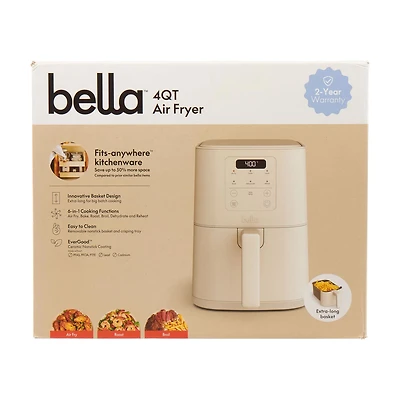 Bella Slim Air Fryer, 4 qt