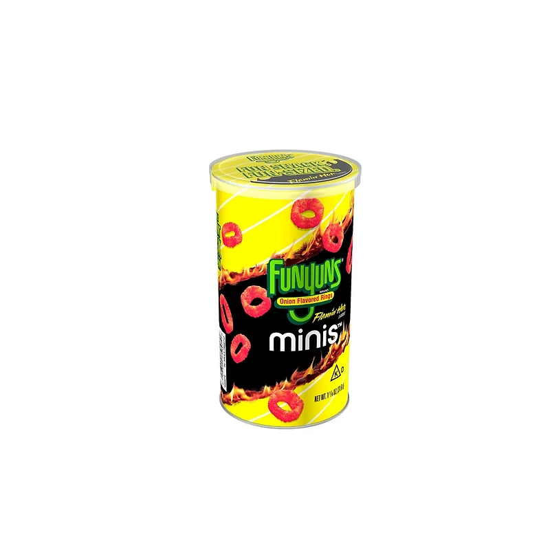 Funyuns Minis Onion Flavored Rings Flamin' Hot Flavored, 1 1/8 oz