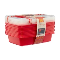 Store & More Food Storage Containers and Lids, 20 ct
