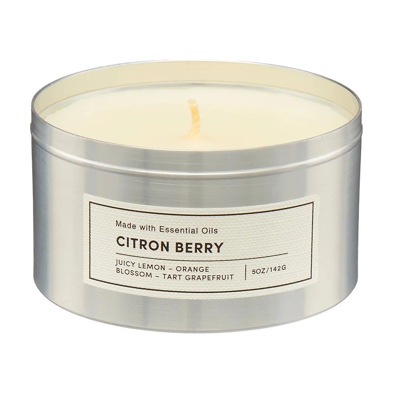Scented Candle, Citron Berry, 5 oz