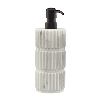 Marble Print Ribbed Lotion Pump