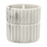 Marbled-Pattered Two-Sided Toothbrush Holder