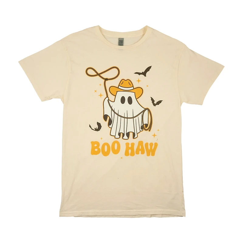 Halloween 'Boo Haw' T-Shirt, Large