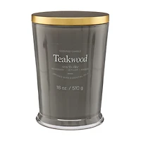 Scented Candle, Teakwood, 18 oz