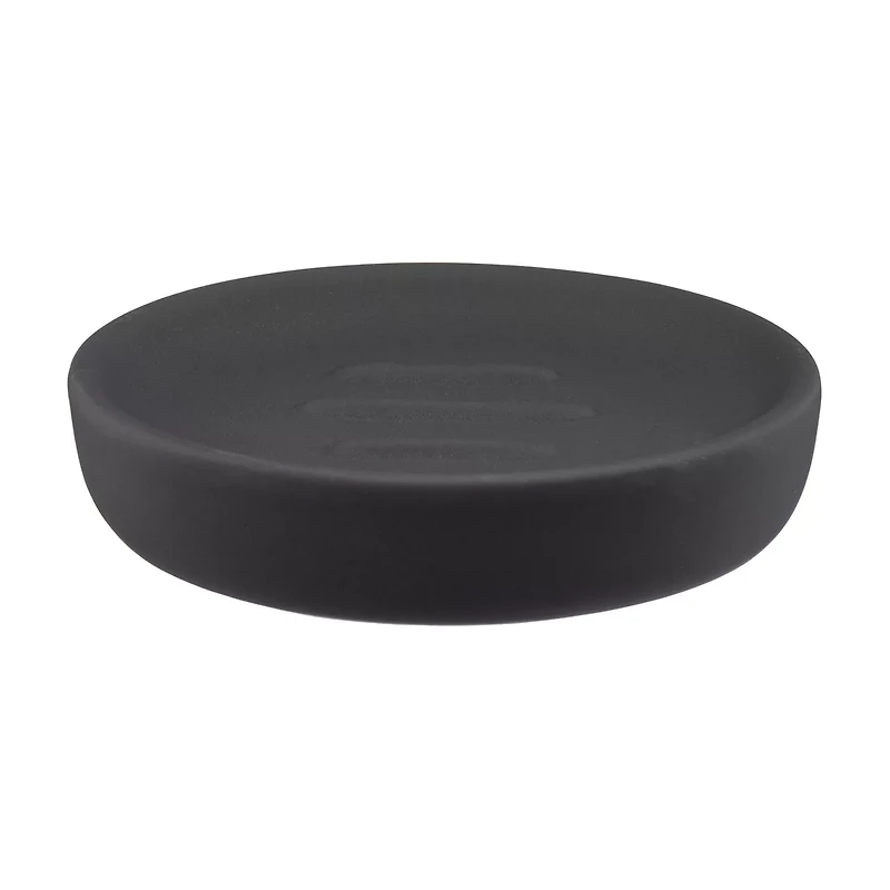 Matte Black Soap Dish, Small