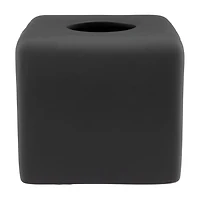 Matte Black Tissue Box Cover