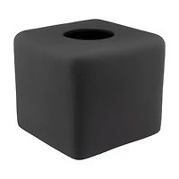 Matte Black Tissue Box Cover