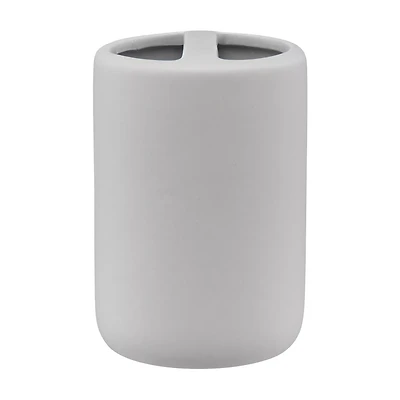 Toothbrush Holder, Matted Gray