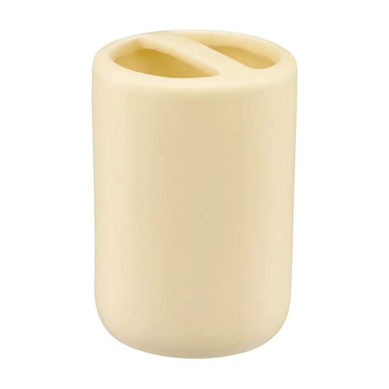 Toothbrush Holder, Matted Cream