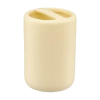 Toothbrush Holder, Matted Cream