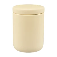 Lidded Container, Medium, Matted Cream