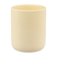 Lidded Container, Medium, Matted Cream