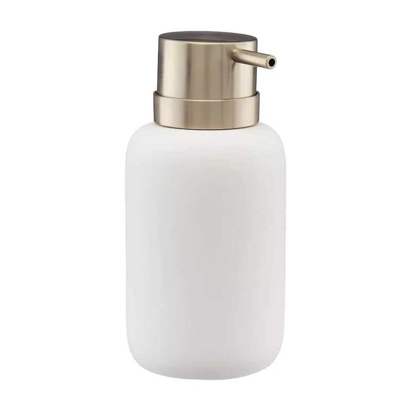 Soap Dispenser, Matted White