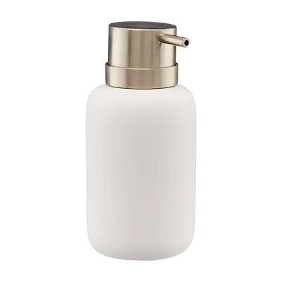 Soap Dispenser, Matted White