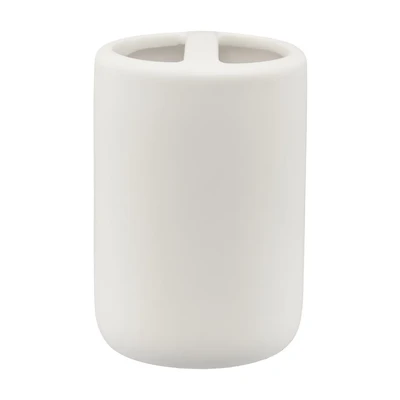 Toothbrush Holder, Matted White