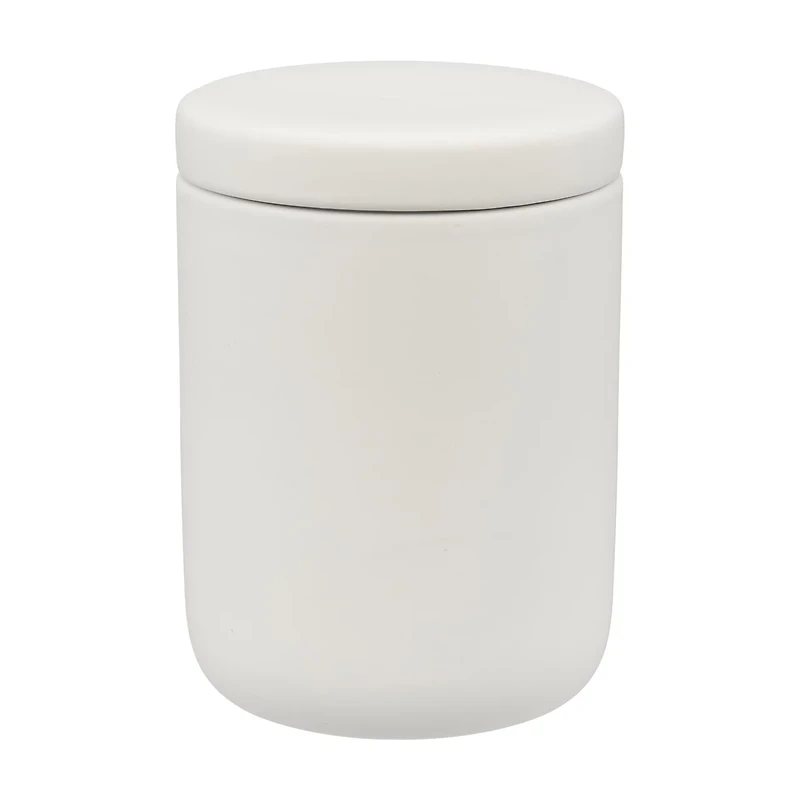 Storage Container with Lid, Matted White, Regular/Large