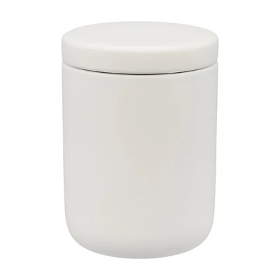 Storage Container with Lid, Matted White, Regular/Large
