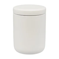 Storage Container with Lid, Matted White, Regular/Large
