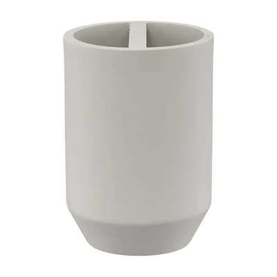 Resin Toothbrush Holder, Gray