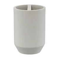 Resin Toothbrush Holder, Gray