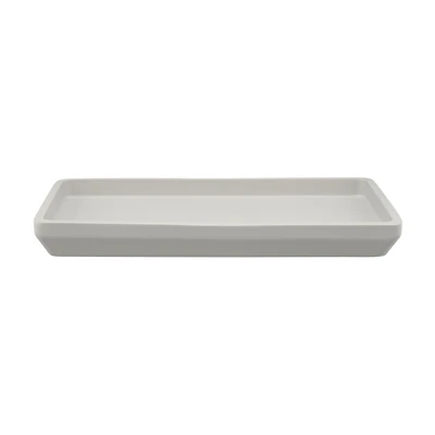 Resin Trinket Tray, Gray