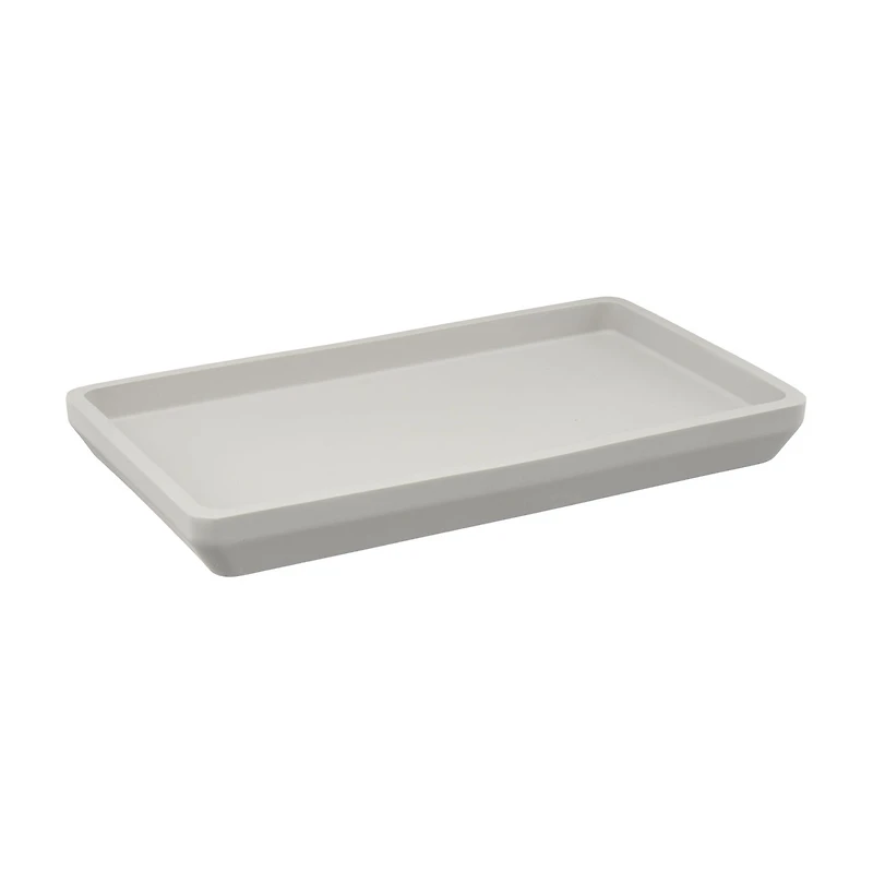 Resin Trinket Tray, Gray