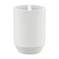 Resin Toothbrush Holder, White